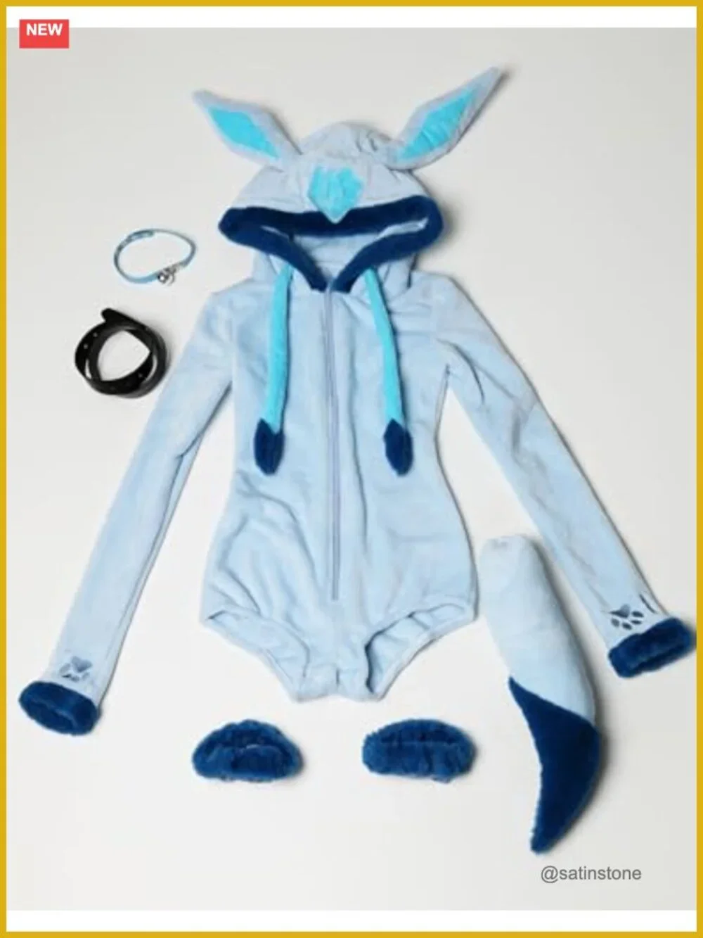 Flannel Onesie Pajama with Zipper - Funny Animal Hooded Jumpsuit for Women